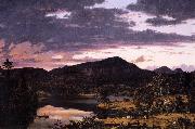 Frederic Edwin Church Lake Scene in Mount Desert USA oil painting reproduction